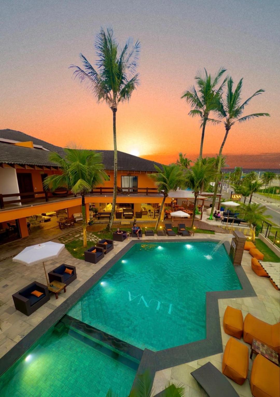 Luna Hotel Boutique - Frente A Praia Guarujá Zewnętrze zdjęcie