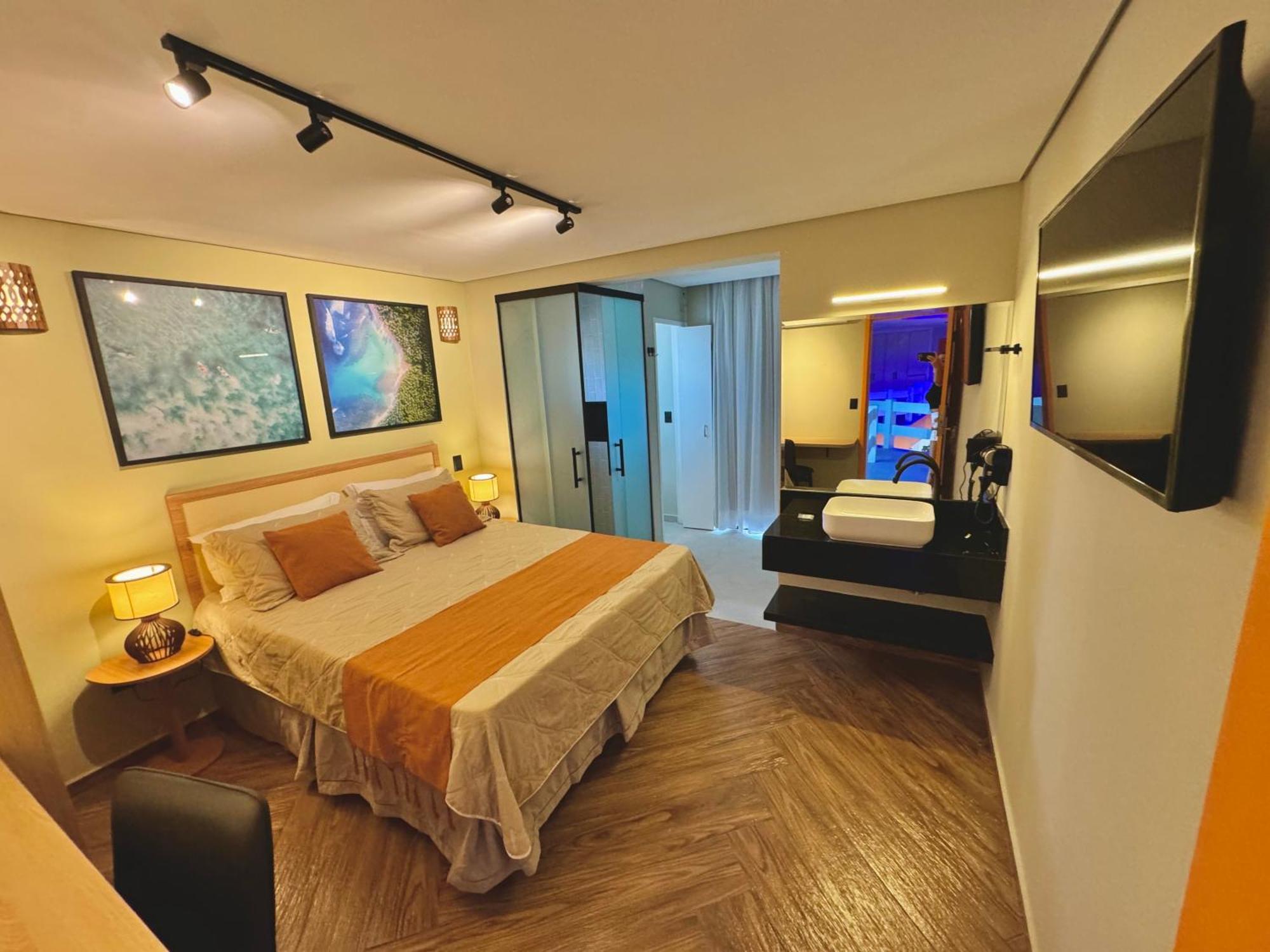 Luna Hotel Boutique - Frente A Praia Guarujá Zewnętrze zdjęcie