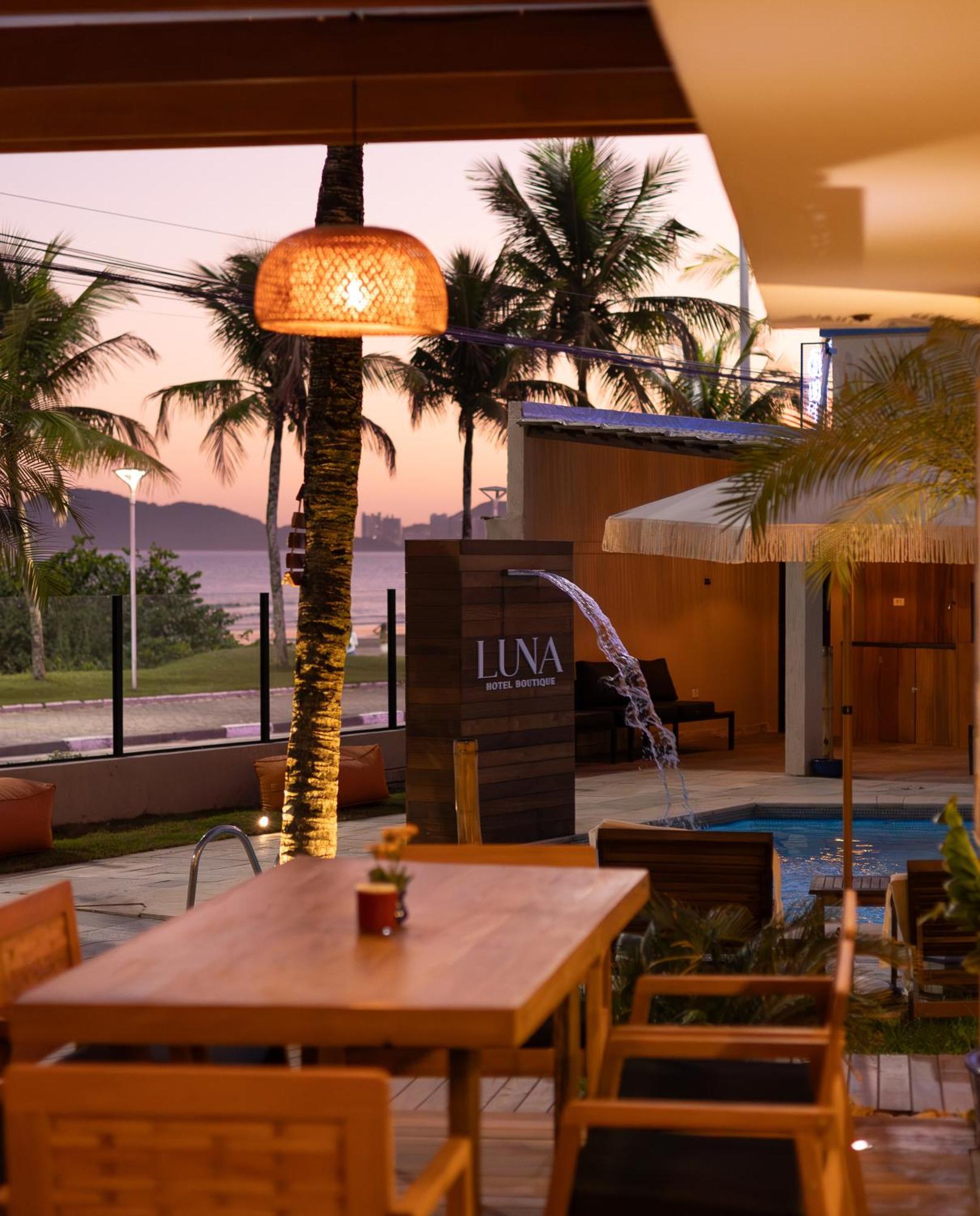 Luna Hotel Boutique - Frente A Praia Guarujá Zewnętrze zdjęcie